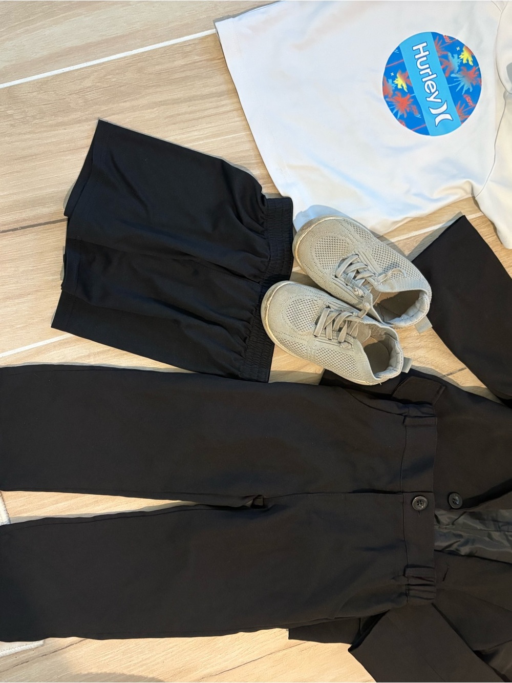 Black infant Dress suit - Straight Leg Trousers